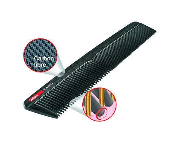 Professional carbon fiber comb x-carbon 18 cm Small Cutting