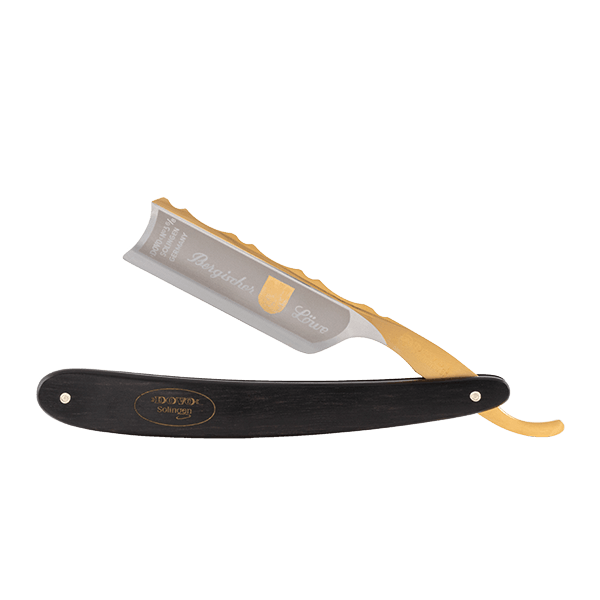 Straight razor 6/8" Carbon | Mountain Lion Ebony