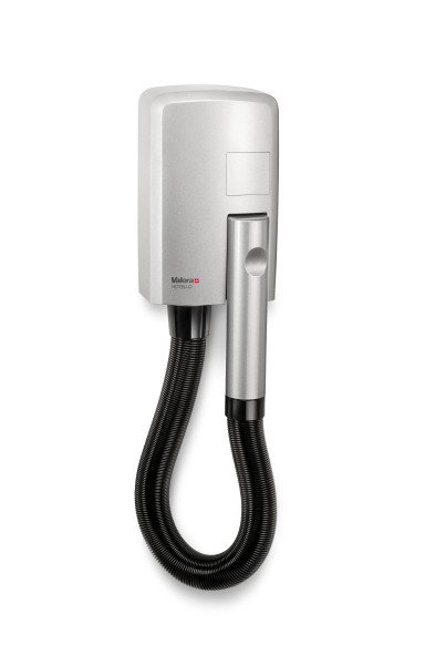 Hotello 1200W tube wall mounted hair dryer silver-