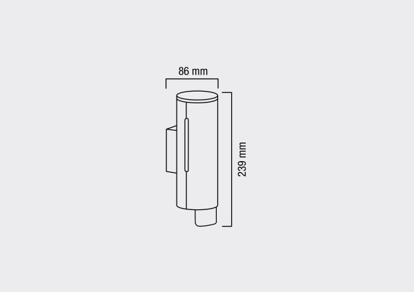 Wall Mount Detail Valera Soap Dispenser
