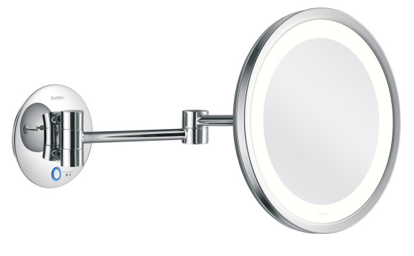 LED Mirror Saturn T3 for wall mounting with direct connection and double swivel arm (020744)