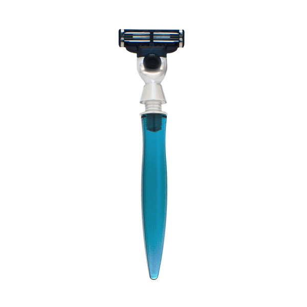 shaver Mach3 Gillette, acrylic, blue