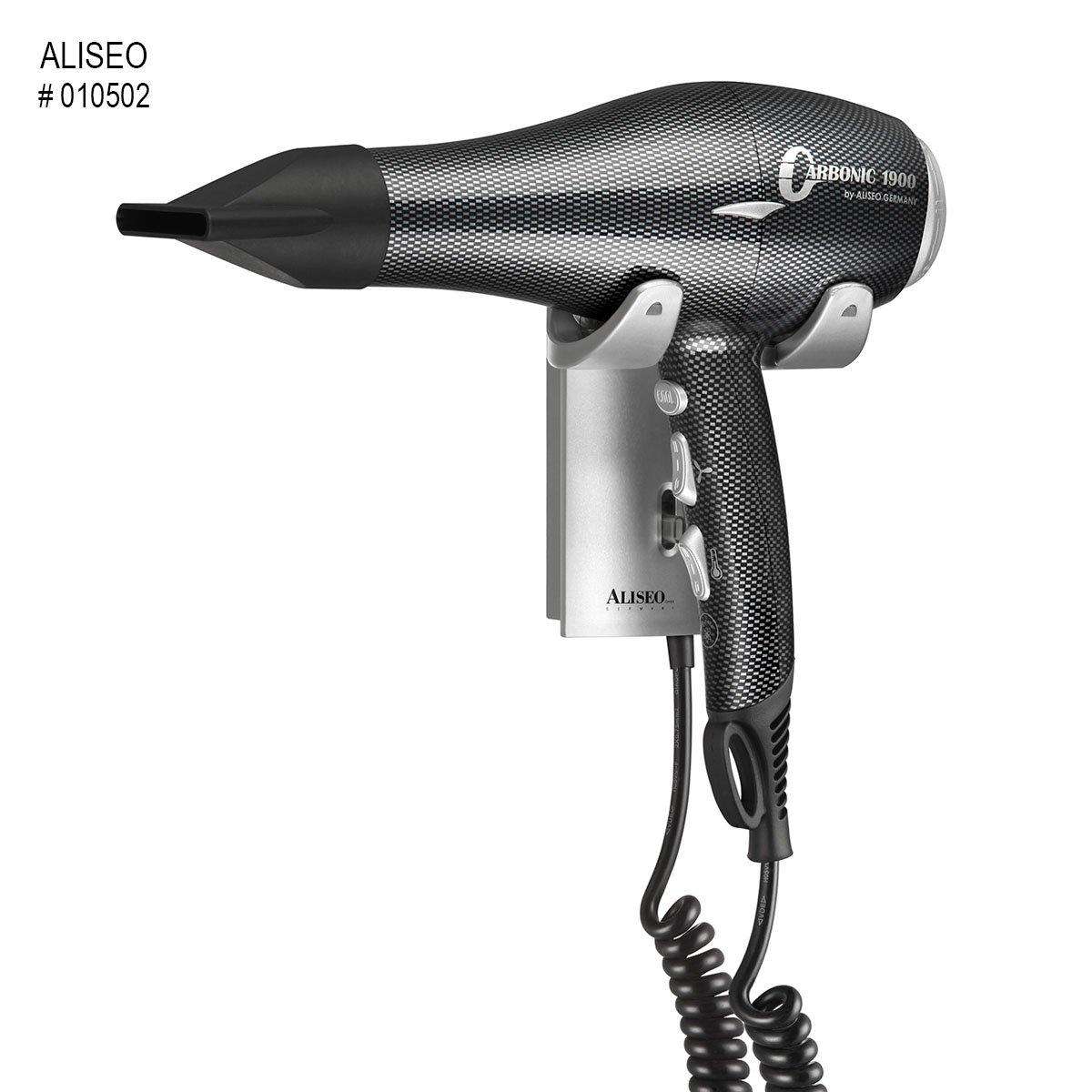 Aliseo Hairdryer Carbonic 1900 W with wall bracket