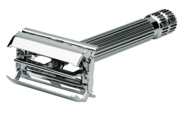 Erbe Safety razor silver fluted