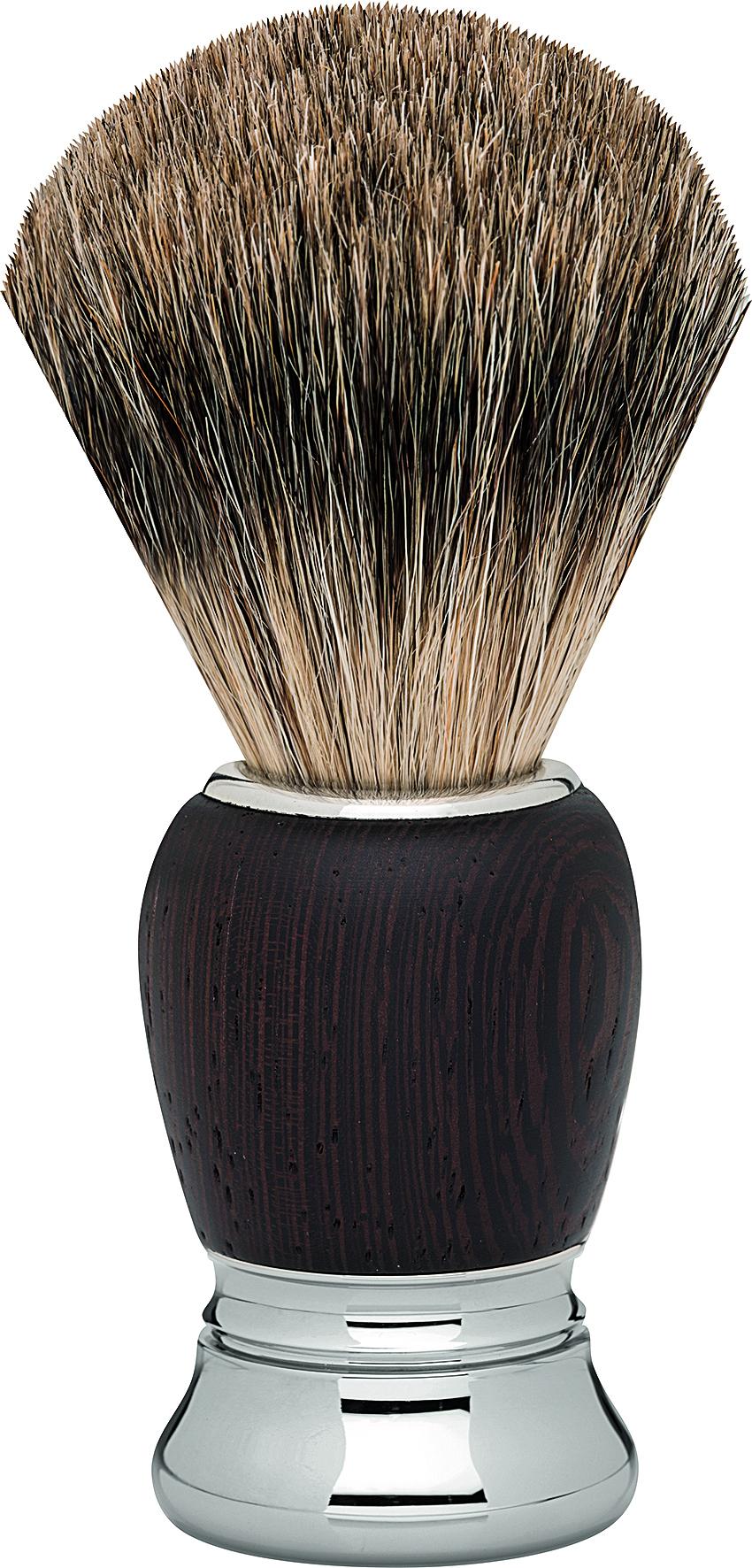 wenge wood hair Shaving Erbe badger MILANO brush