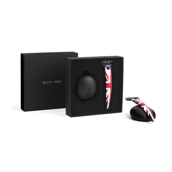 R1 Jack-Geschenkset mit Nassrasierer und Halter
