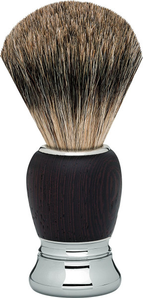 Erbe Shaving Brush badger hair wenge wood "Premium Design MILANO"