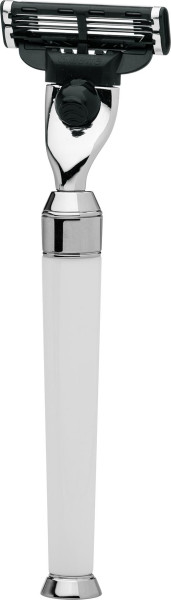 Razor | Gillette® Mach3® | precious resin white series "Premium Design Paris