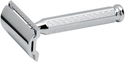 Safty razor 42C | short handle | chrome-plated