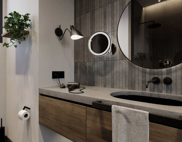 Hairstyletools_Aliseo_Vento in the bathroom