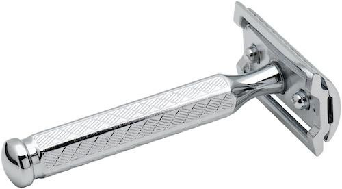 Safty razor 42C | short handle | chrome-plated