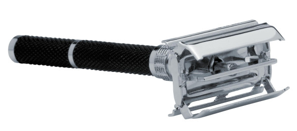 Safety razor black checkered