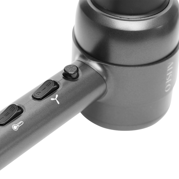 Aliseo CHROMOSOME 1800 hair dryer control panel detail