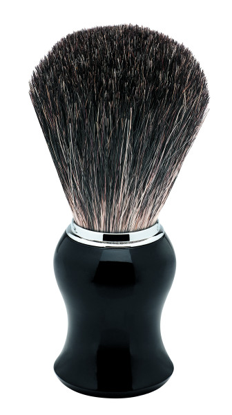 shaving brush badger hair, black
