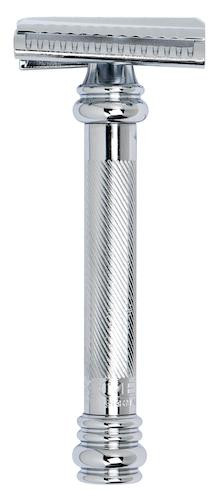 Safty razor 39C BARBER POLE | long handle | chrome-plated