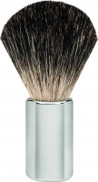 Erbe Shaving brush Badger hair stainless steel matt "Premium Design BERLIN"