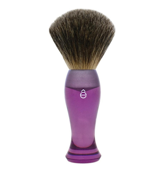 shaving purple, fine badger hair