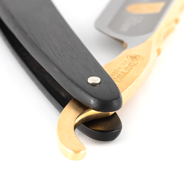 Straight razor 6/8" Carbon | Mountain Lion Ebony