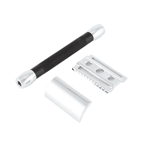 Safty razor 42C | short handle | chrome-plated