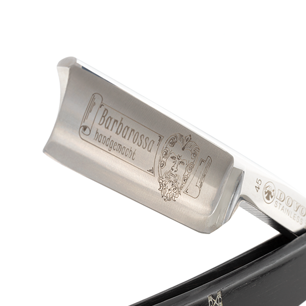 Straight razor 5/8" carbon | Barbarossa ebony