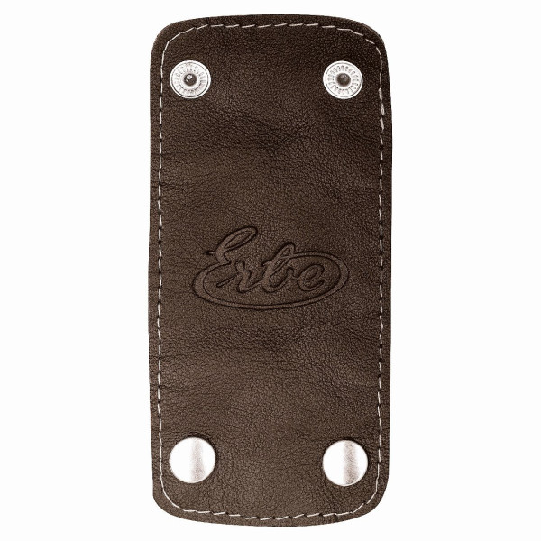Blade guard for wet shaver leather brown