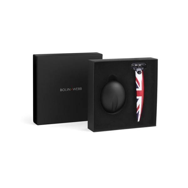 R1 Jack-Geschenkset mit Nassrasierer und Halter