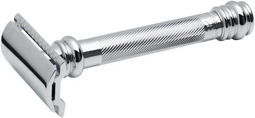 Safty razor 38C BARBER POLE | long handle | chrome-plated