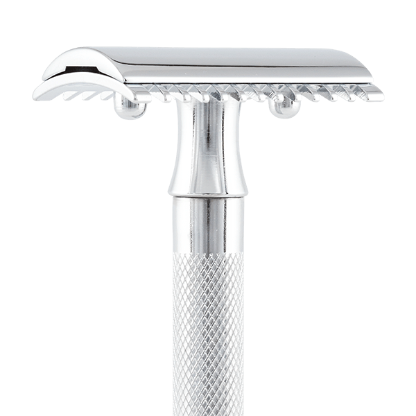 Safty razor 15c | short handle | chrome-plated | tooth comb
