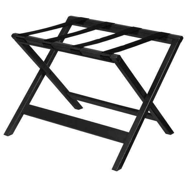 Luggage Rack beech wood black stained