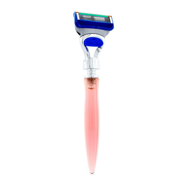 shaver Gillette Fusion, acrylic, pink